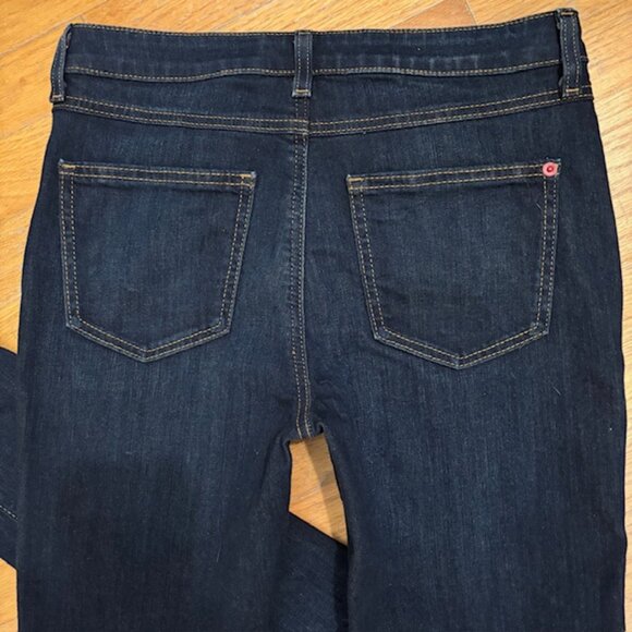 Spanx By Sara Blakely Wmn’s Dark Rinse Blue Denim The Slim-X Skinny Jeans Sz 28 - Picture 6 of 8